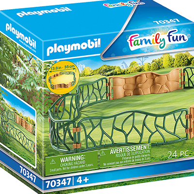 Playmobil Family Fun: Περίφραξη Ζωολογικού Κήπου για 4+ ετών (70347)