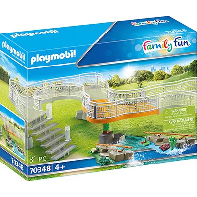 Playmobil Family Fun: Επέκταση εξέδρας Μεγάλου Ζωολογικού Κήπου για 4+ ετών (70348)