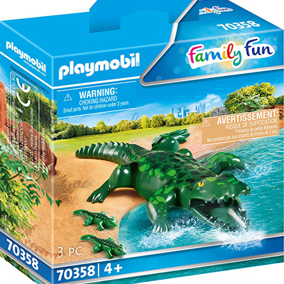 Playmobil Family Fun: Αλιγάτορας με τα μωρά του για 4+ ετών (70358)