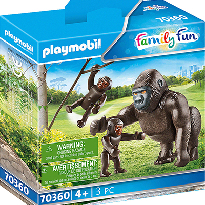 Playmobil Family Fun: Οικογένεια από γορίλλες για 4+ ετών(70360)