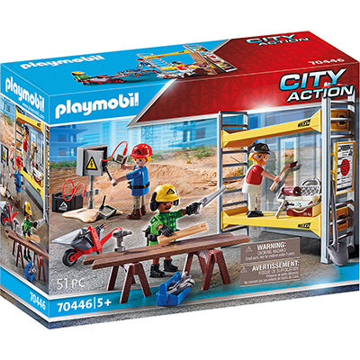 Playmobil City Action - Εργάτες Με Σκαλωσιά για 5+ ετών 70446