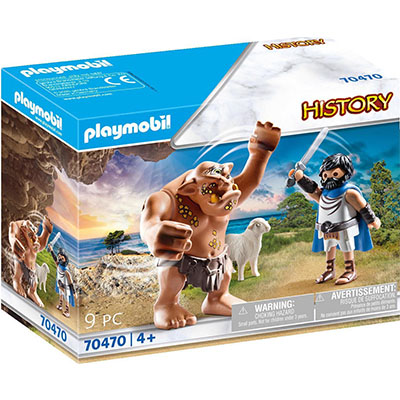 Playmobil History Ο Οδυσσέας & ο Κύκλωπας Πολύφημος για 4+ ετών 70470