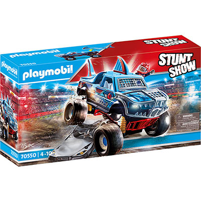 Playmobil Stunt Show Τέρας-Φορτηγό Καρχαρίας για 4-10 ετών 70550