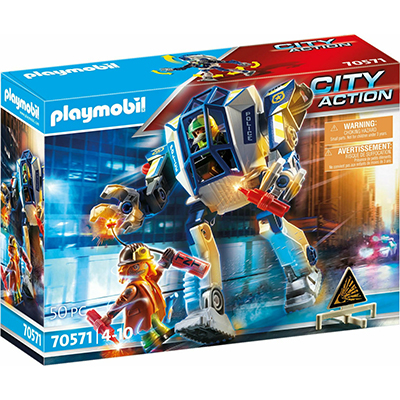 Playmobil City Action Αστυνομικό Ρομπότ & Ληστής 70571