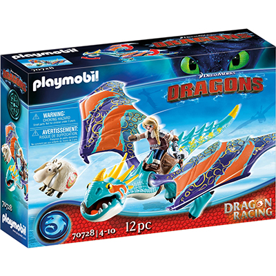 Playmobil Dragons Άστριντ και Λευκή Οργή για 4-10 ετών 70728