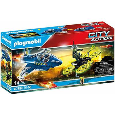 Playmobil City Action Καταδίωξη drone από αστυνομικό τζετ 70780