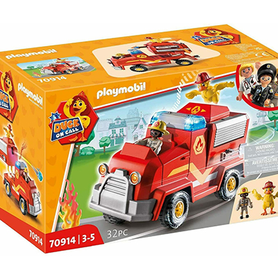 Playmobil DUCK ON CALL Όχημα Πυροσβεστικής με κανόνι νερού 70914