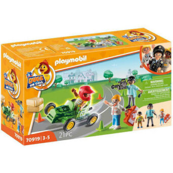 Playmobil DUCK ON CALL Επιχείρηση Διάσωσης: Διάσωση στα Go Kart 70919