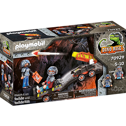 Playmobil Dino Rise Μαχητές με Όχημα Μεταφοράς Πυραύλων 70929