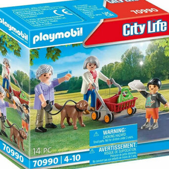 Playmobil City Life Παππούς και Γιαγιά με Εγγονάκι 70990
