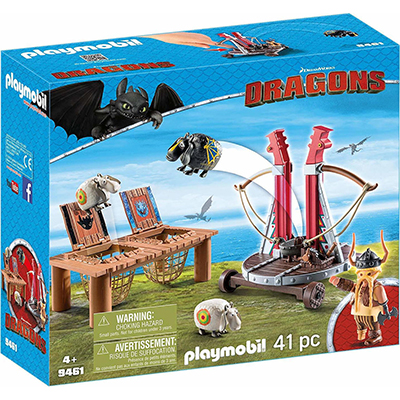Playmobil Dreamworks: Ο Σκόρδος με καταπέλτη προβάτων για 4+ ετών (9461)