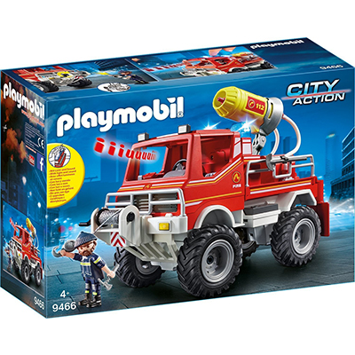 Playmobil City Action Όχημα Πυροσβεστικής με Τροχαλία Ρυμούλκησης για 4+ ετών 9466