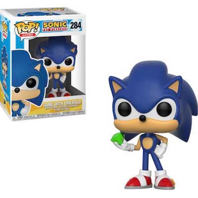Funko Pop! Games: Sonic The Hedgehog - Sonic With Emerald #284