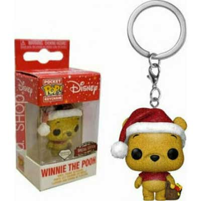 Funko Pocket POP! Holiday - Winnie The Pooh (Diamond Collection) (Special Edition) Vinyl Figure Keychain