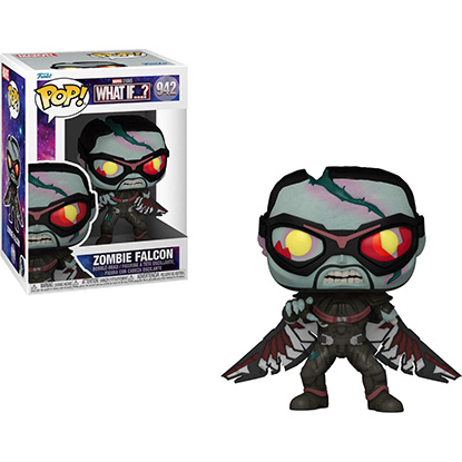 Funko POP! Marvel: What If - Zombie Falcon #942 Figure