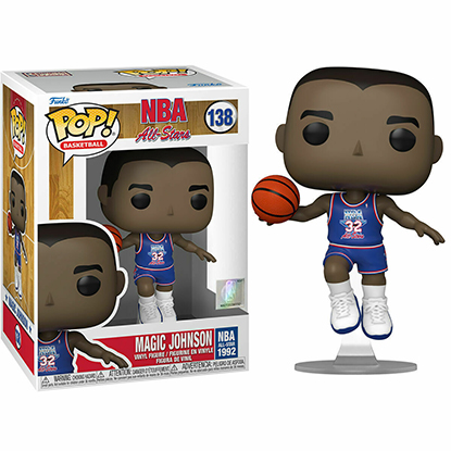 Funko POP! NBA: Legends - Magic Johnson (All Star Jersey 1992) #138 Figure