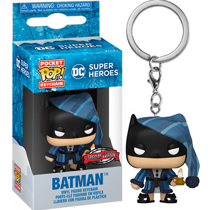 Funko Pocket Pop! Keychain DC Heroes - Holiday Batman Figure