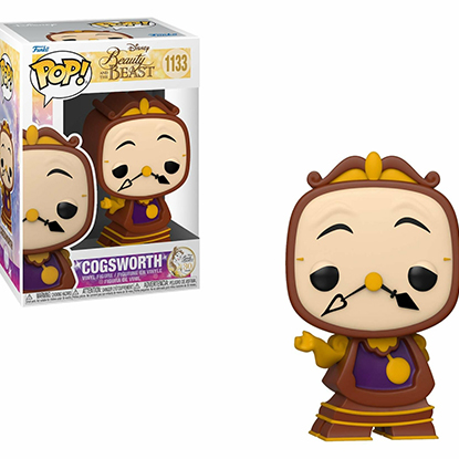 Funko Pop! Disney: Beauty and the Beast - Cogsworth #1133 Figure