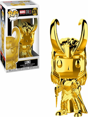 POP! Marvel Studios Loki (Chrome) #376 Vinyl Bobble - Head Figure