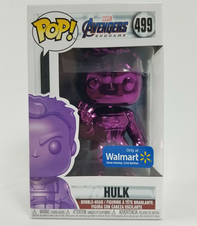Pop Avengers Endgame CHROME HULK #499 PURPLE