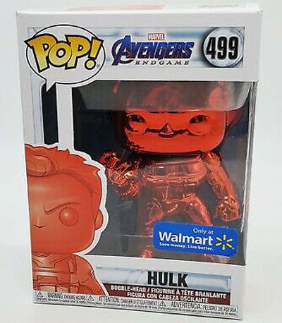 Pop Avengers Endgame CHROME HULK #499 RED