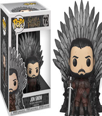POP! Deluxe Game of Thrones S10 - Jon Snow Sitting on Iron Thone #72 Vinyl Figure