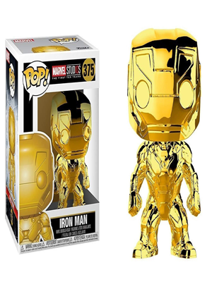 POP! Marvel Studios - Iron Man (Chrome) #375 Vinyl Bobble-Head Figure