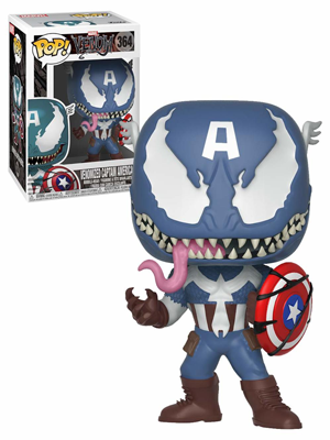 POP! Marvel Venom Venomized Captain America #364 Vinyl Bobble-Head Figure