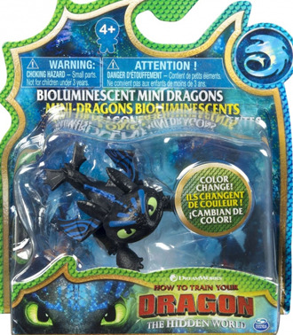 Spin Master - How to Train Your Dragon Mini Dragons Figures- Flying Black Dragon(20104707)