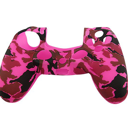 Silicone case for PS5 dualsense pink camouflage