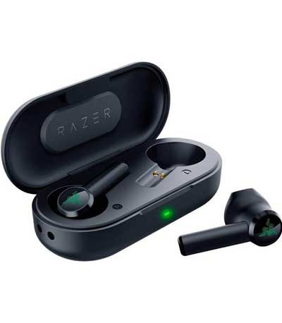 RAZER HAMMERHEAD TRUE WIRELESS – BLUETOOTH 5 – WATER RESISTANCE EARBUDS & CHARGING CASE