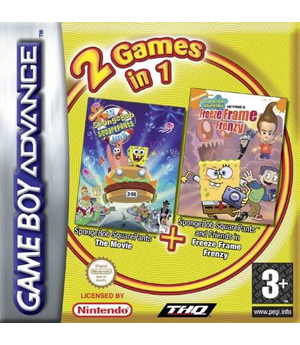 The Spongebob Squarepants Movie + Freeze Frame Frenzy GBA USED
