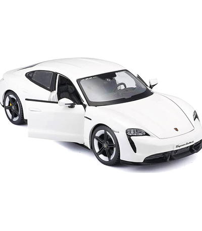 Bburago Porsche Taycan Turbo S 1/24 18/21098 White
