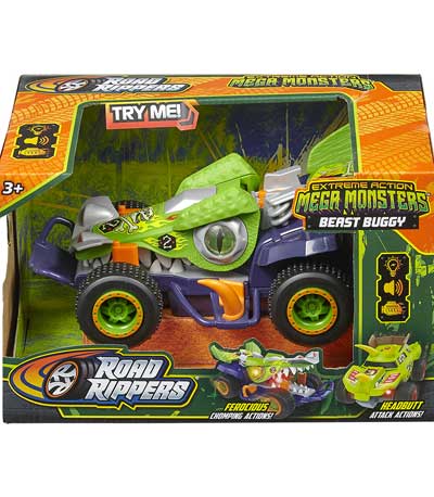 Nikko Road Rippers Extreme Action Mega Monsters Beast Buggy Αυτοκίνητο Με Φως Και Ήχους Ferocious 36/20111