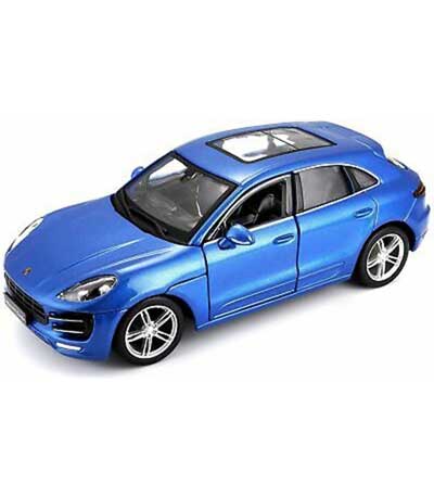 Bburago 1/24 Plus Porsche Macan (Μπλε Χρωμα) (21077)