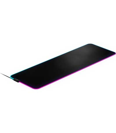 Steelseries QcK Prism Cloth XL Mousepad Backlit Black, RGB 900 x 4 x 300 mm
