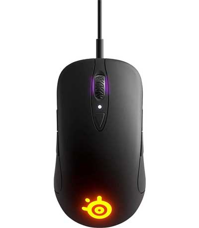 Steelseries Sensei Ten Wired Mouse, 6 Buttons, Black