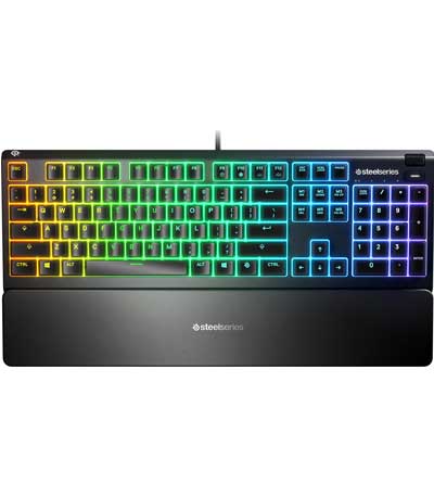 SteelSeries Water Resistant Keyboard Apex 3