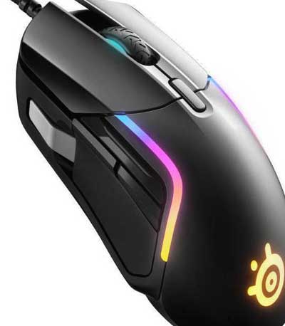 SteelSeries Rival 5 RGB Gaming Ποντίκι Μαύρο