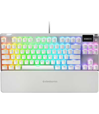 SteelSeries Gaming Keyboard Apex 7 TKL Ghost Red Swiches