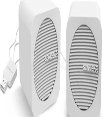SONIC GEAR BLUETOOTH 5,2 SPEAKERS 2,0 BLUE CUBE WHITE