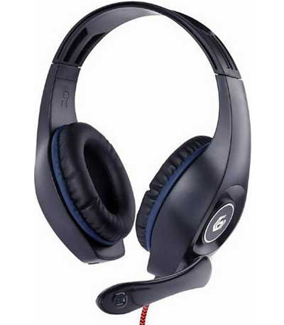 GEMBIRD GAMING HEADSET WITH VOLUME CONTROL PC/PS4 BLUE-BLACK