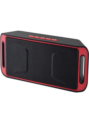 LAMTECH SPEAKER WIRELESS BLUETOOTH WITH FM RED (LAM020700)
