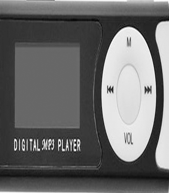 Lamtech Digital MP3 Player 16GB With FM Radio Black
