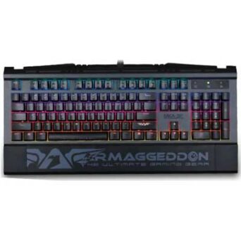 ARMAGGEDDON MECHANICAL GAMING KEYBOARD PSYCHRAPTOR MKA-9C RED