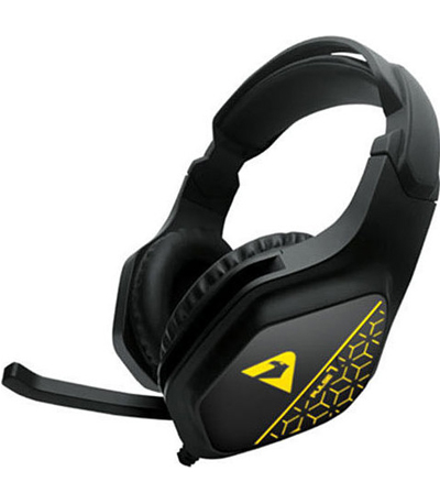 Armaggeddon Pulse 7 Over Ear Gaming Headset (2x3.5mm / USB) Black / Yellow