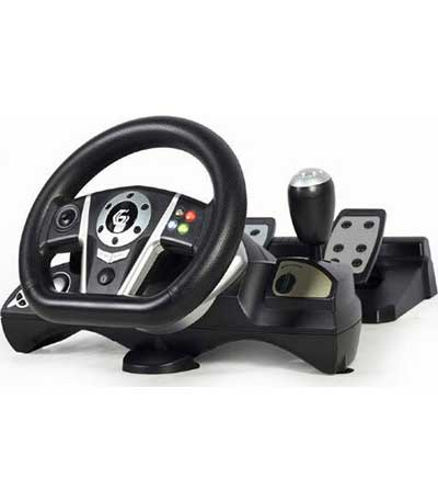GEMBIRD VIBRATION RACING WHEEL WITH PEDALS (PC/PS3/PS4/SWITCH)