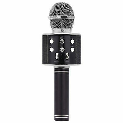 MANTA KARAOKE BLUETOOTH MICROPHONE & SPEAKER BLACK MIC12-BK