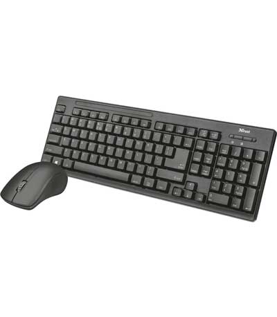 TRUST - Ziva Wireless GR Keyboard with mouse - Ασύρματο 22121