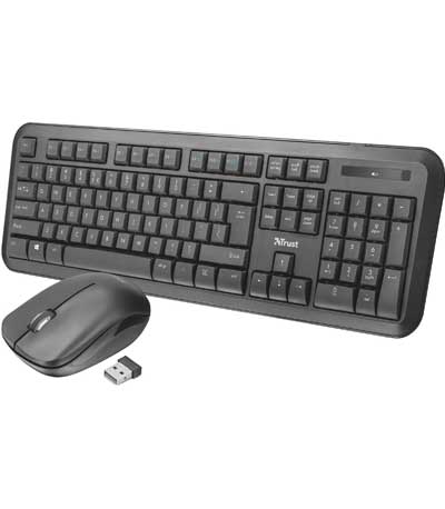 TRUST - Nova Wireless GR Keyboard with mouse - Ασύρματο (23015)